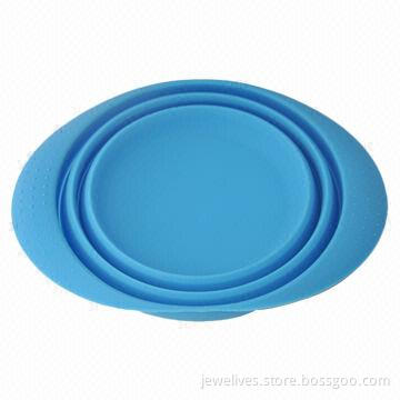 Silicone collapsible bowl for picnic and supplies